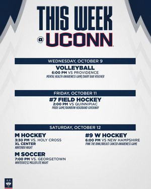 Image post by @UConnHuskies on Twitter