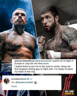 Image post by @fullsend_mma on Instagram
