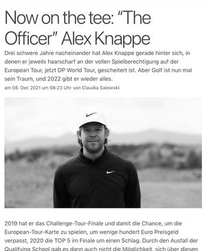 Image post by @alexknappegolf on Instagram