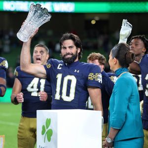 Image post by @ndfootball on Instagram
