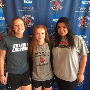 Image post by @catholicu_wlax on Instagram
