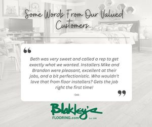 Image post by @BlakleysFlooring on Facebook