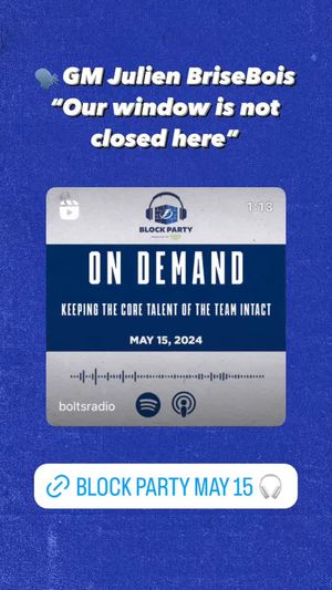 Video post by @BoltsRadio on Facebook