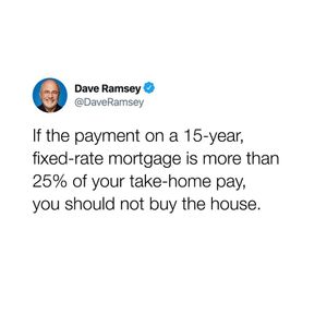 Image post by @daveramsey on Instagram