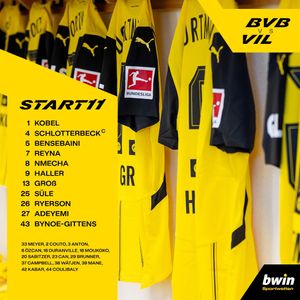 Image post by @BVB on Twitter