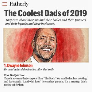 Image post by @therock on Instagram