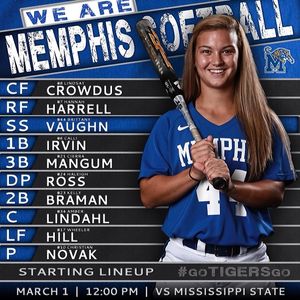 Image post by @memphissoftball on Instagram