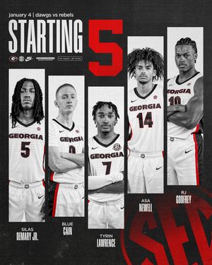 Image post by @ugabasketball on Instagram