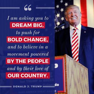 Image post by @realdonaldtrump on Instagram