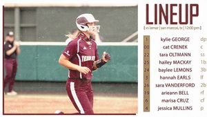 Image post by @txstatesoftball on Instagram