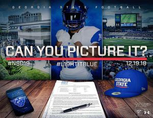 Image post by @gsu_football on Instagram