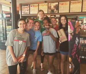 Image post by @catholicu_wlax on Instagram