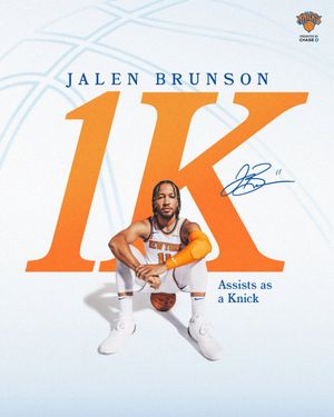 Image post by @nyknicks on Twitter