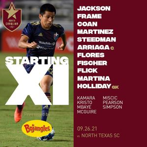 Image post by @northcarolinafc on Instagram