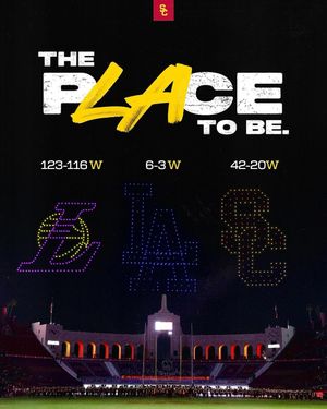 Image post by @usc_athletics on Instagram