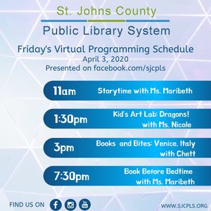 Image post by @stjohnscountylibrary on Instagram