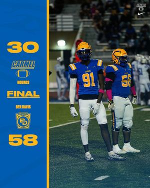 Image post by @carmel_football on Instagram