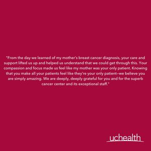 Image post by @uchealthnocofoundation on Instagram