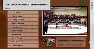 Image post by @brownu_wrestle on Instagram