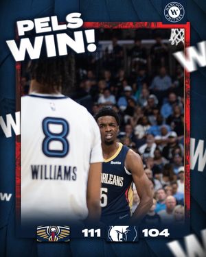 Image post by @PelicansNBA on Twitter