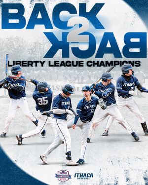 Image post by @Ithaca_Baseball on Twitter