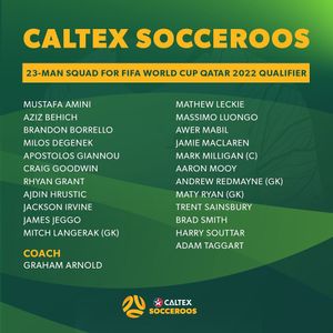 Image post by @socceroos on Instagram