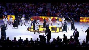 Video post by @CavsEntertainmentTeams on Facebook