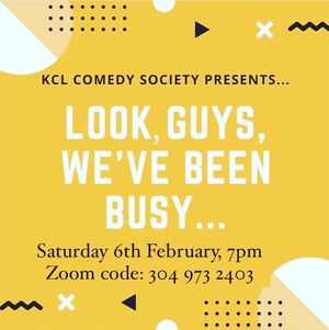 Image post by @kclcomedyclub on Instagram