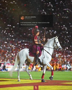 Image post by @uscwbb on Instagram