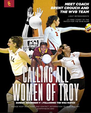 Image post by @uscwomensvolley on Instagram
