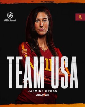 Image post by @uscwomensvolley on Instagram