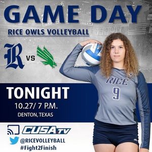 Image post by @ricevolleyball on Instagram