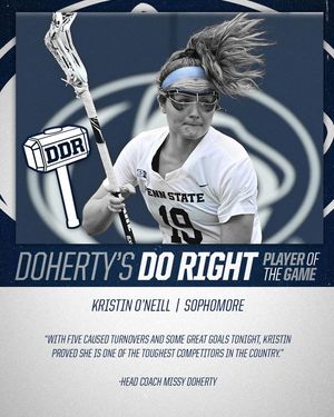 Image post by @pennstatewlax on Instagram