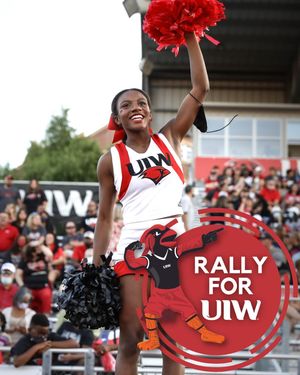 Image post by @uiwcheer on Instagram