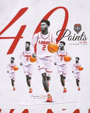 Image post by @UNMLoboMBB on Twitter