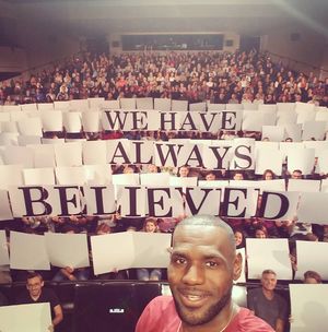 Image post by @kingjames on Instagram