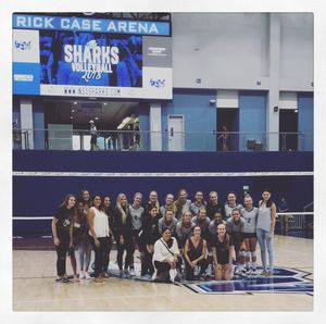Image post by @nsu_vball on Instagram
