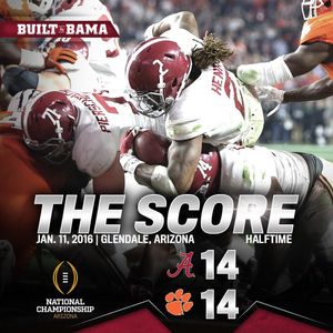 Image post by @alabamafbl on Instagram