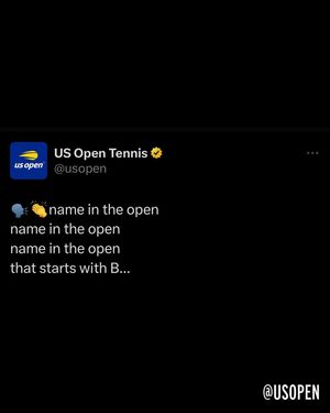 Image post by @usopen on Instagram