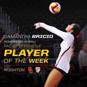 Image post by @uscwomensvolley on Instagram