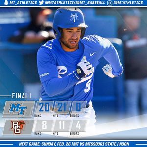Image post by @mt_baseball on Instagram