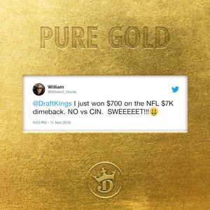Image post by @draftkings on Instagram