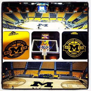 Image post by @umichathletics on Instagram