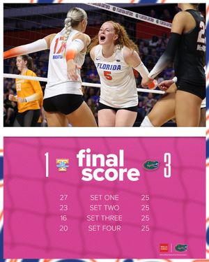 Image post by @GatorsVB on Twitter