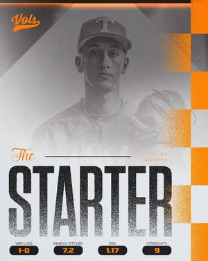 Image post by @VolBaseball on Facebook