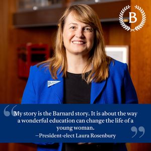 Image post by @barnardcollege on Instagram