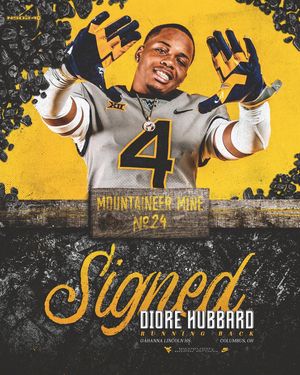 Image post by @wvufootball on Instagram