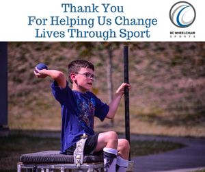 Image post by @bcwheelchairsports on Instagram