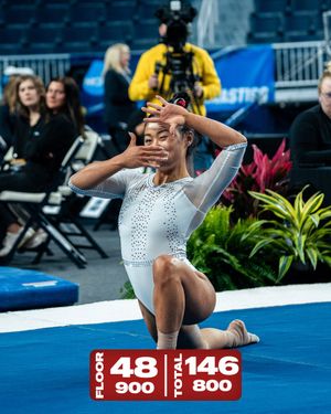 Image post by @BallStateGYM on Twitter