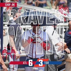 Image post by @braves on Instagram